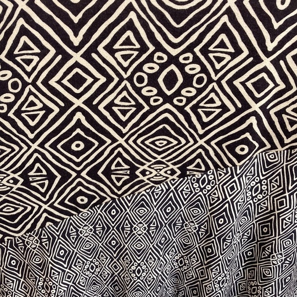 Soft Surrounding Tulum Sleeveless Jersey Maxi Tank Dress M Lagenlook Geo Print - Picture 8 of 16